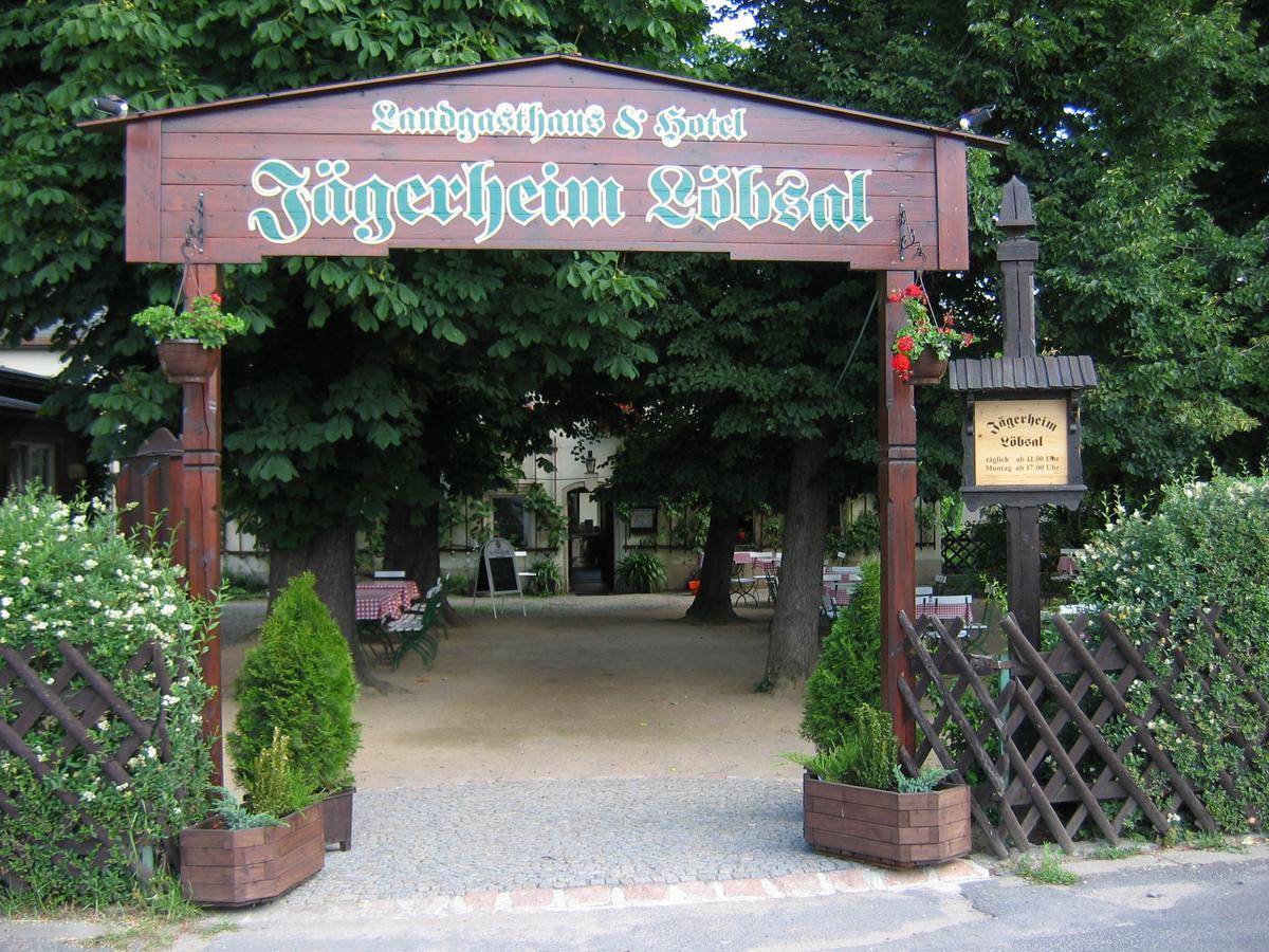 Jaegerheim Loebsal Hotel Lobsal Bagian luar foto